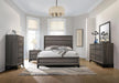 Watson Bedroom Set Grey Oak and Black image