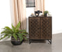 Zaria 2-door Wooden Accent Cabinet Brown image