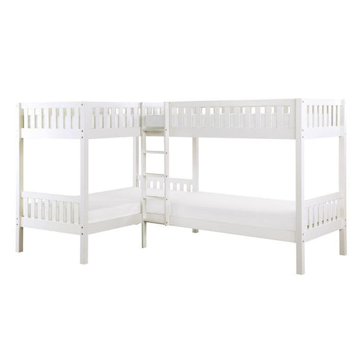 B2053CNW-1 - (3) Corner Bunk Bed image