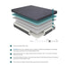 MT-H11T - 11" Twin Gel-Infused Memory Foam Hybrid Mattress image