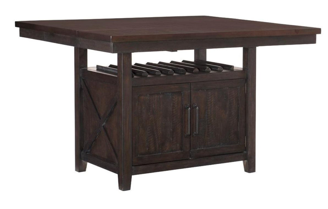 Oxton Counter Height Table in Dark Cherry 5655-36