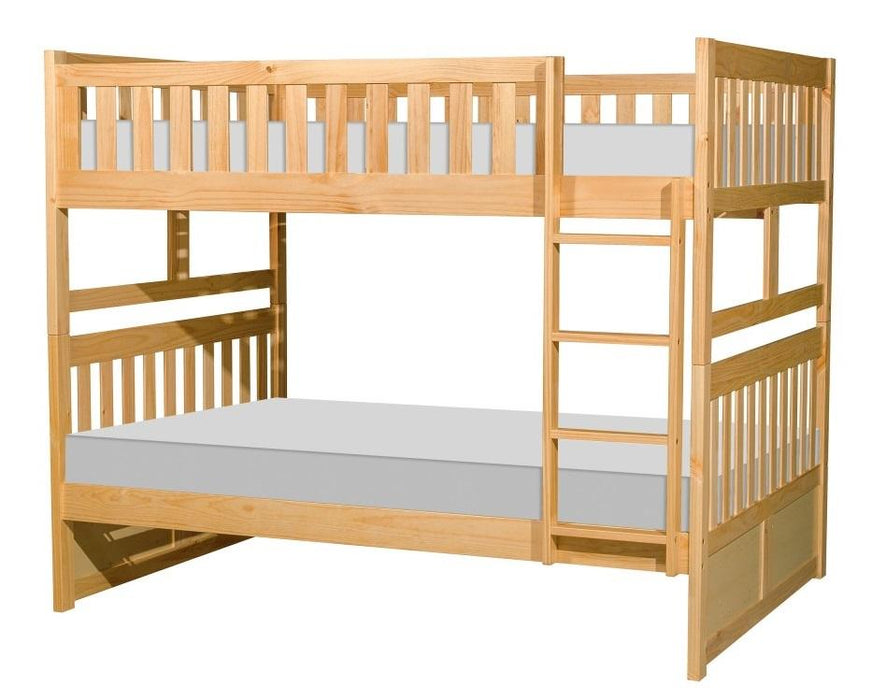 Bartly Full/Full Bunk Bed in Natural B2043FF-1