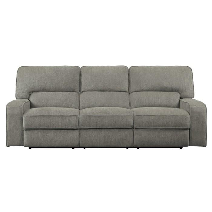 Borneo Power Double Reclining Sofa in Mocha image