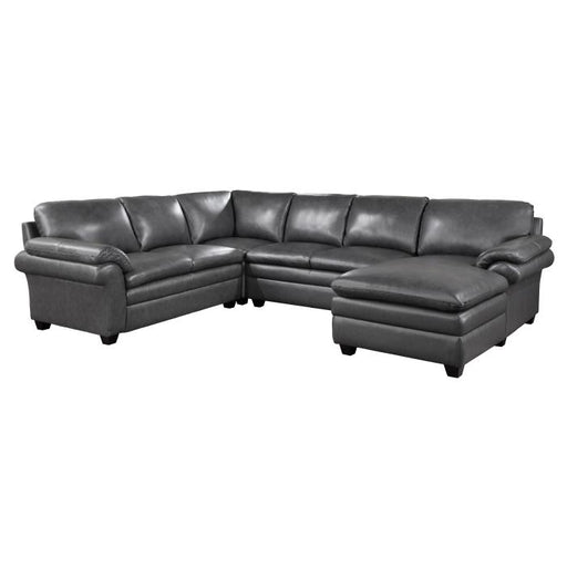 9267GY42LRC - (4)4-Piece Sectional with Right Chaise image