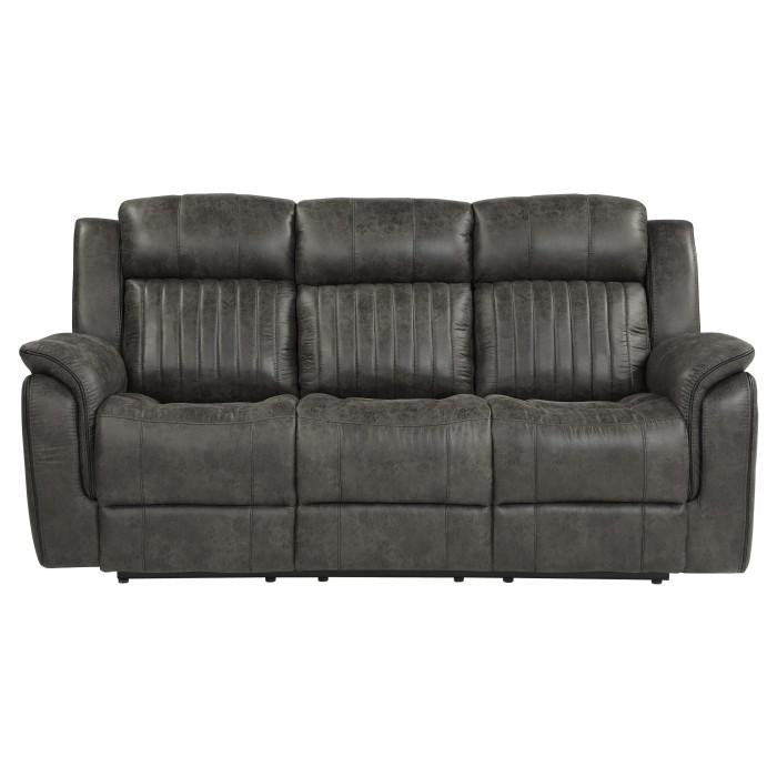 Centeroak Double Reclining Sofa in Gray 9479BRG-3 image