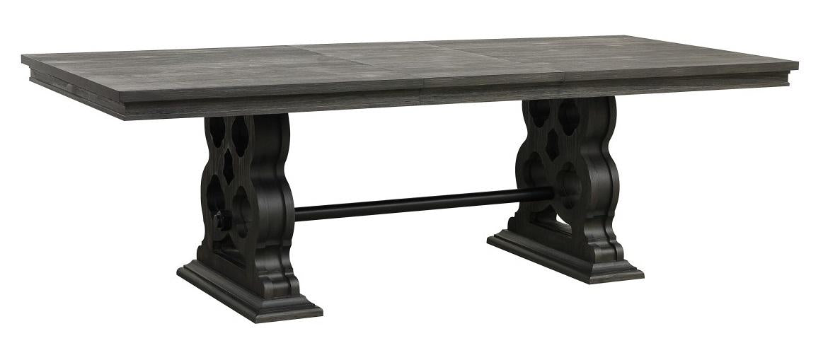 Arasina Dining Table in Dark Pewter 5559N-96