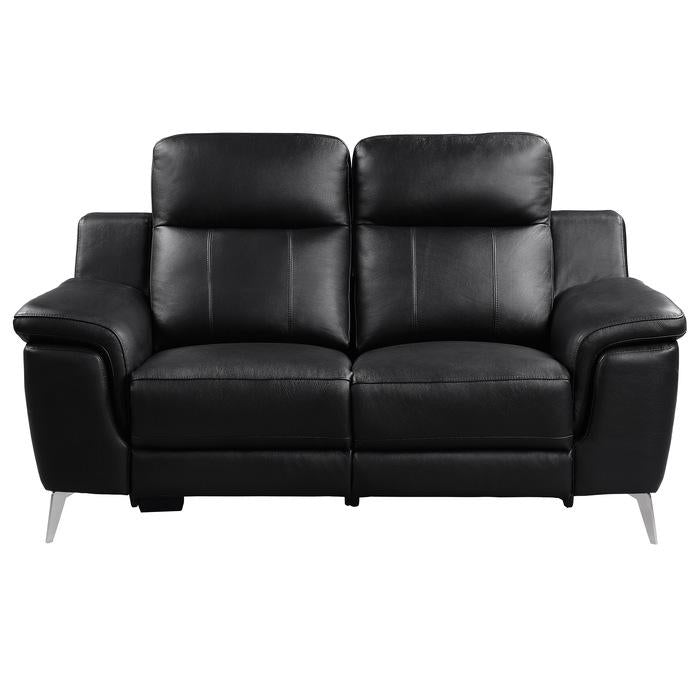 9360BLK-2PW - (2)Power Double Reclining Love Seat image