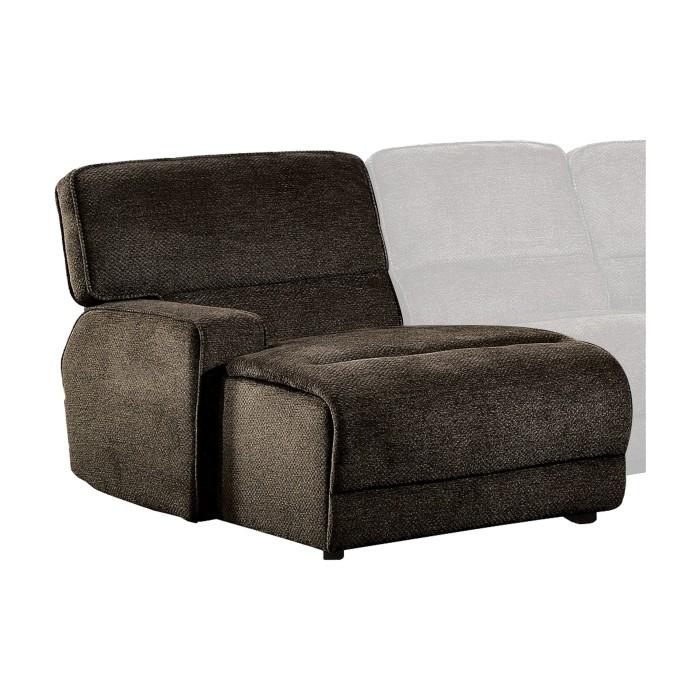 Shreveport Left Side Chaise, Push Back Recliner in Brown 8238-LC image