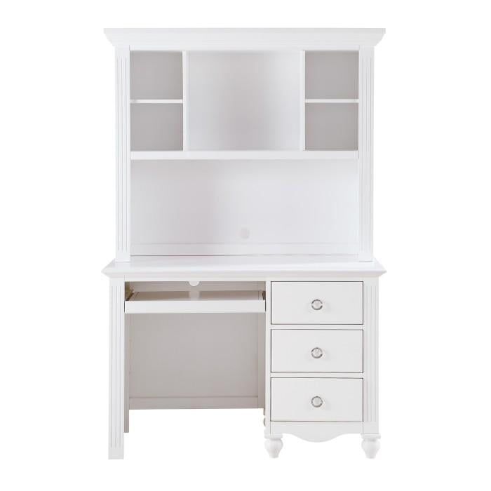 Meghan Writing Hutch/ Desk Set in White 2058WH-14 image